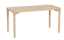 FDP 24" x 48" Rectangle All-Purpose Activity Table with 20" Wood Legs (FDP-12239-MPMG)