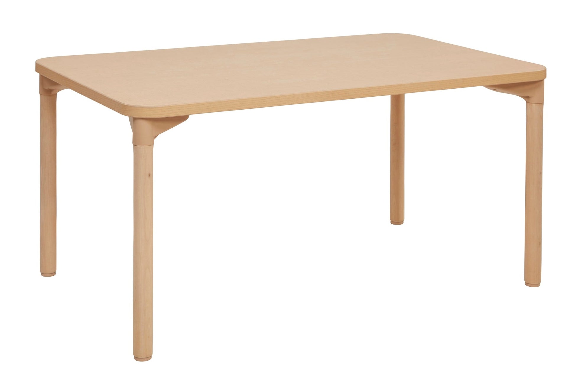 FDP 30" x 48" Rectangle All - Purpose Activity Table with 24" Wood Legs (FDP - 12246 - MPMG) - SchoolOutlet