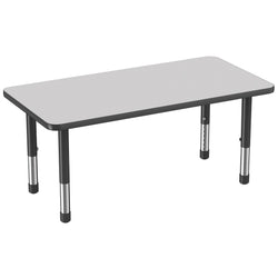 FDP 24" x 48" Rectangle Thermofused Activity Table with Adjustable Chunky Legs (FDP-12711-XX)