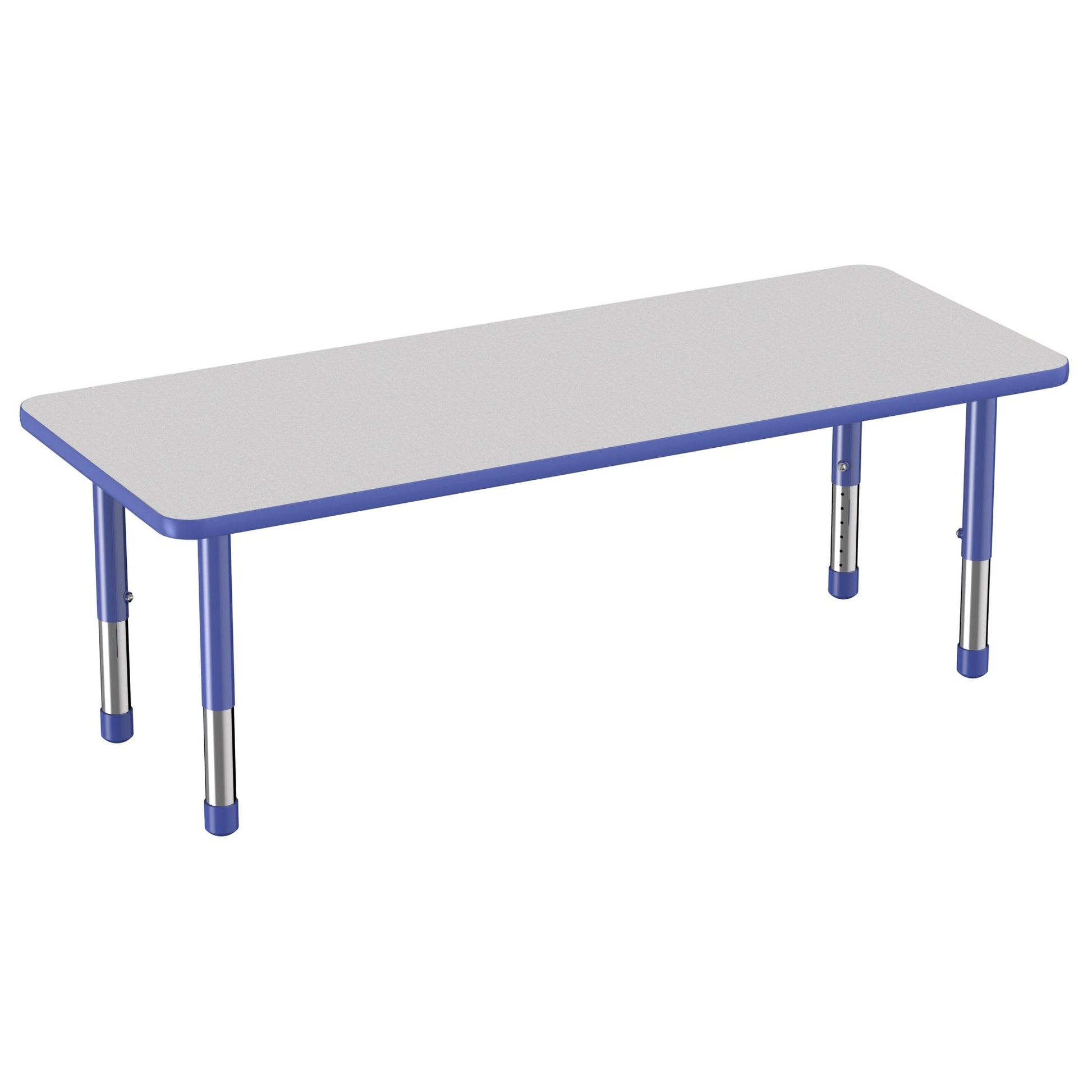 FDP 24" x 60" Rectangle Thermofused Activity Table with Adjustable Chunky Legs (FDP - 12712 - XX) - SchoolOutlet