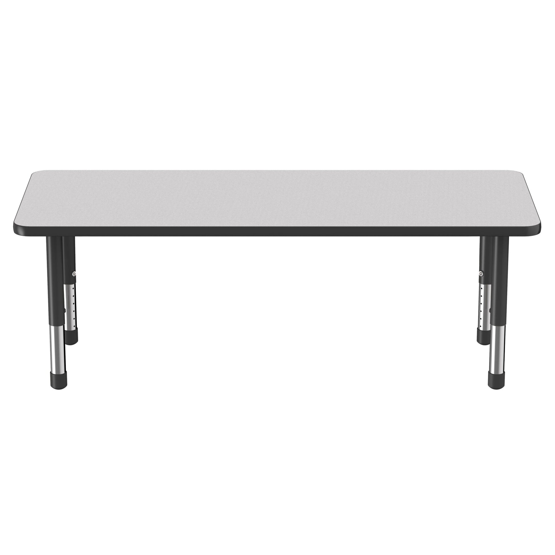 FDP 24" x 60" Rectangle Thermofused Activity Table with Adjustable Chunky Legs (FDP - 12712 - XX) - SchoolOutlet