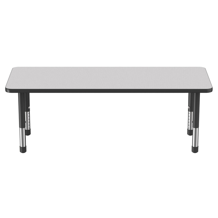 FDP 24" x 60" Rectangle Thermofused Activity Table with Adjustable Chunky Legs (FDP - 12712 - XX) - SchoolOutlet
