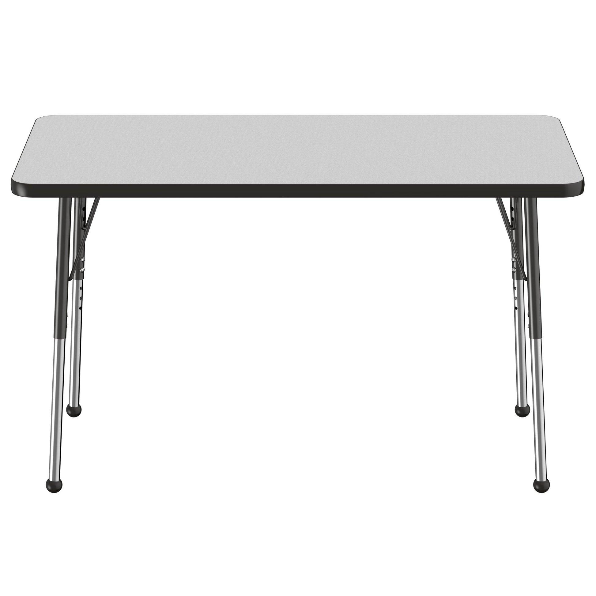 FDP 24" x 48" Rectangle Thermofused Activity Table with Adjustable Standard Ball Glide Legs (FDP - 12713 - XX) - SchoolOutlet