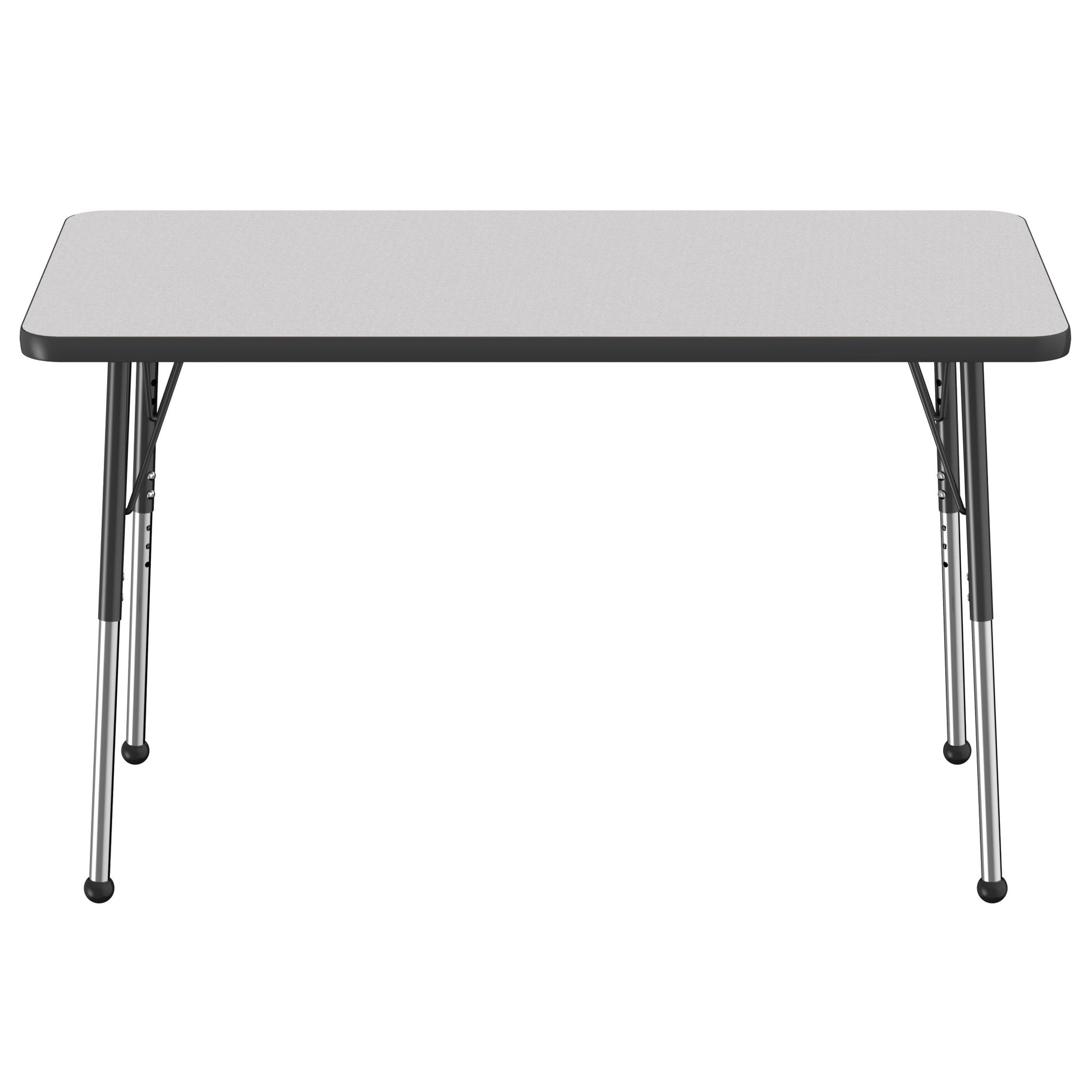 FDP 24" x 48" Rectangle Thermofused Activity Table with Adjustable Standard Ball Glide Legs (FDP - 12713 - XX) - SchoolOutlet
