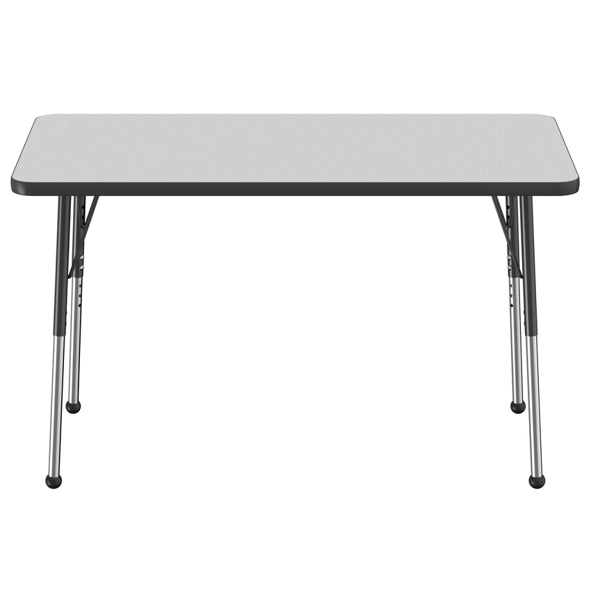 FDP 24" x 48" Rectangle Thermofused Activity Table with Adjustable Standard Ball Glide Legs (FDP - 12713 - XX) - SchoolOutlet