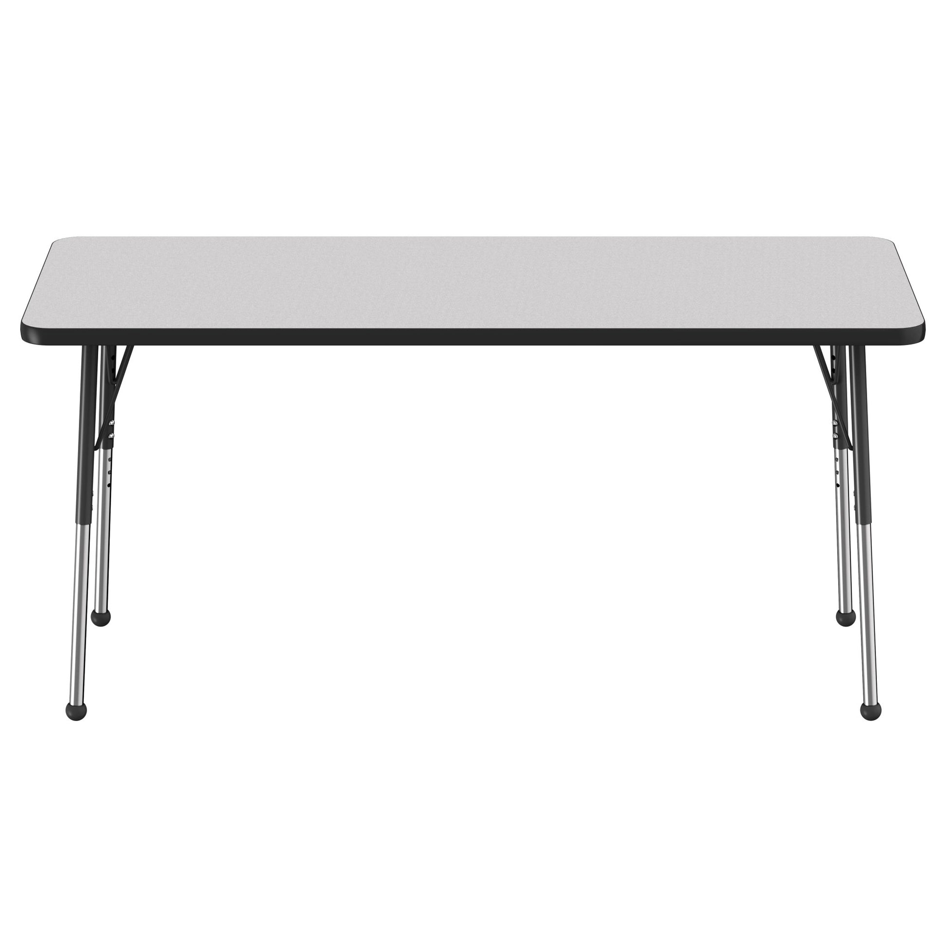 FDP 24" x 60" Rectangle Thermofused Activity Table with Adjustable Standard Ball Glide Legs (FDP - 12714 - XX) - SchoolOutlet