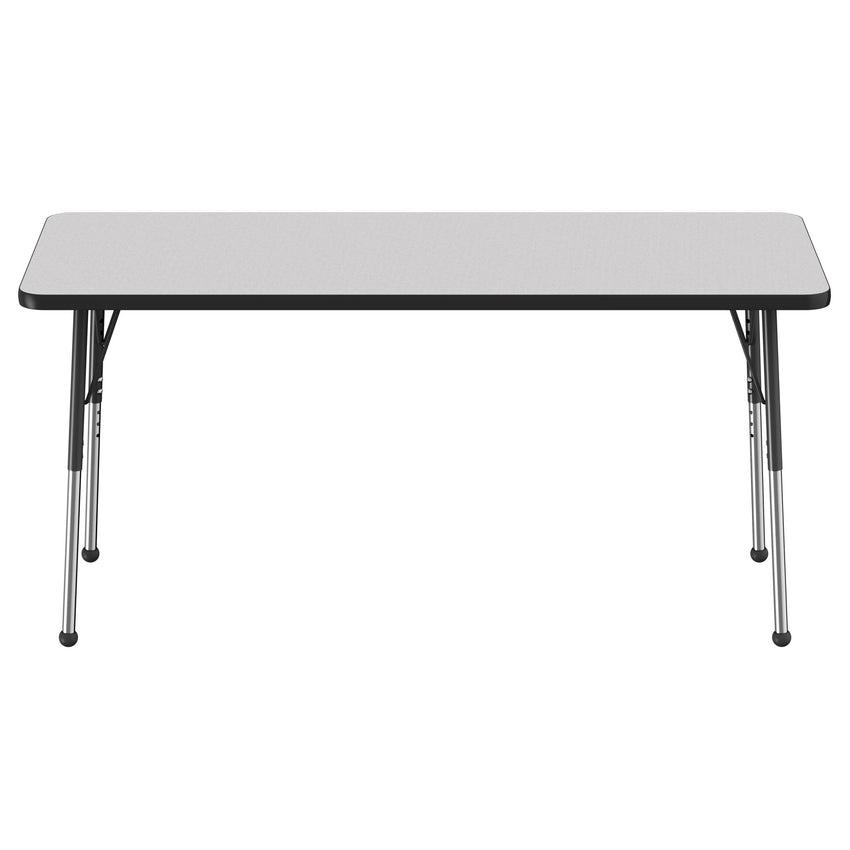 FDP 24" x 60" Rectangle Thermofused Activity Table with Adjustable Standard Ball Glide Legs (FDP - 12714 - XX) - SchoolOutlet