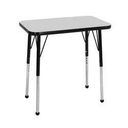 FDP 18" x 30" Rectangle T-Molding Activity Table with Adjustable Standard Ball Glide Legs (FDP-12860-XX)