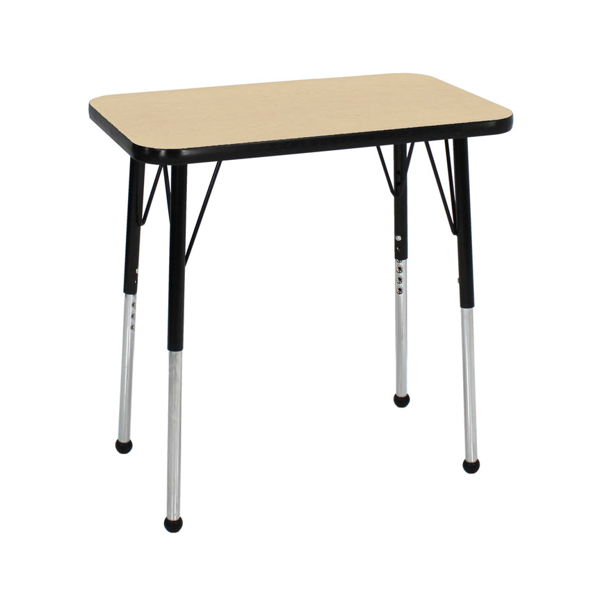FDP 18" x 30" Rectangle T - Molding Activity Table with Adjustable Standard Ball Glide Legs (FDP - 12860 - XX) - SchoolOutlet
