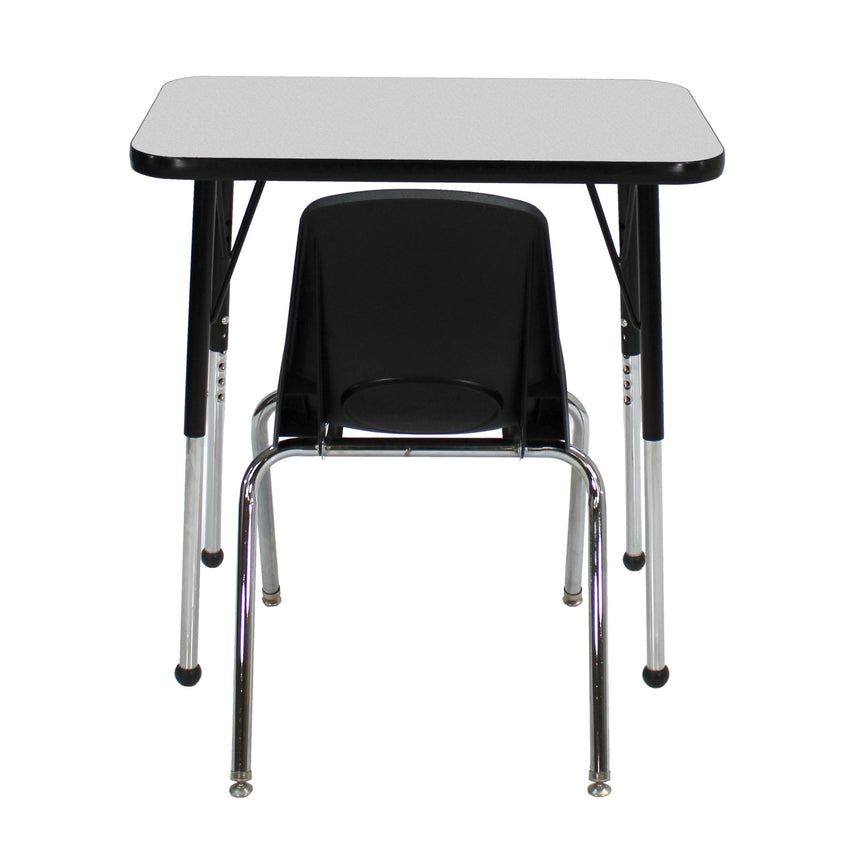 FDP 18" x 30" Rectangle T - Molding Activity Table with Adjustable Standard Ball Glide Legs (FDP - 12860 - XX) - SchoolOutlet