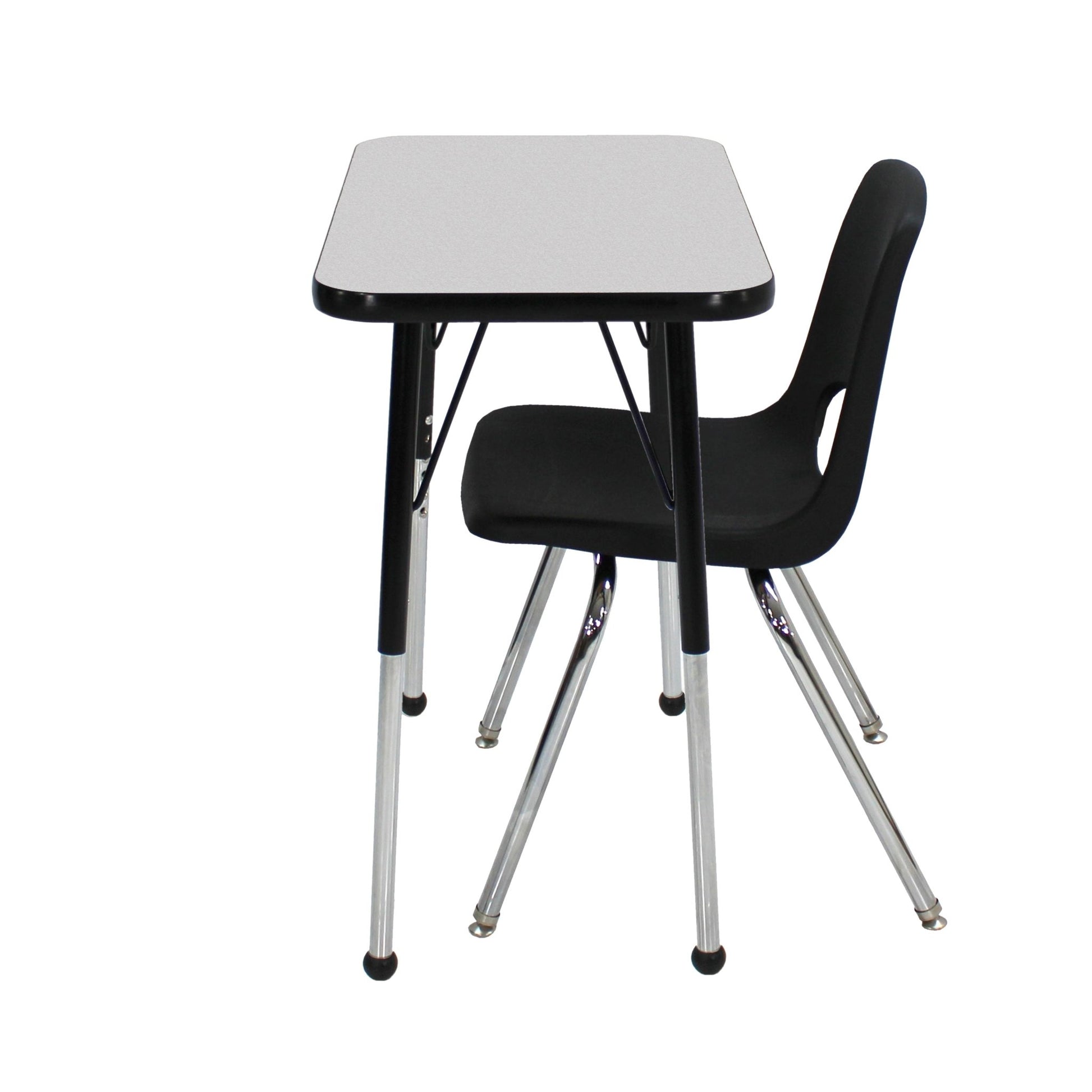FDP 18" x 30" Rectangle T - Molding Activity Table with Adjustable Standard Ball Glide Legs (FDP - 12860 - XX) - SchoolOutlet