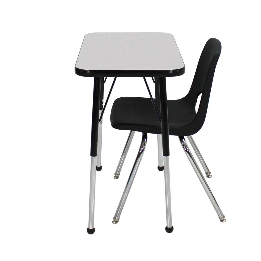 FDP 18" x 30" Rectangle T - Molding Activity Table with Adjustable Standard Ball Glide Legs (FDP - 12860 - XX) - SchoolOutlet
