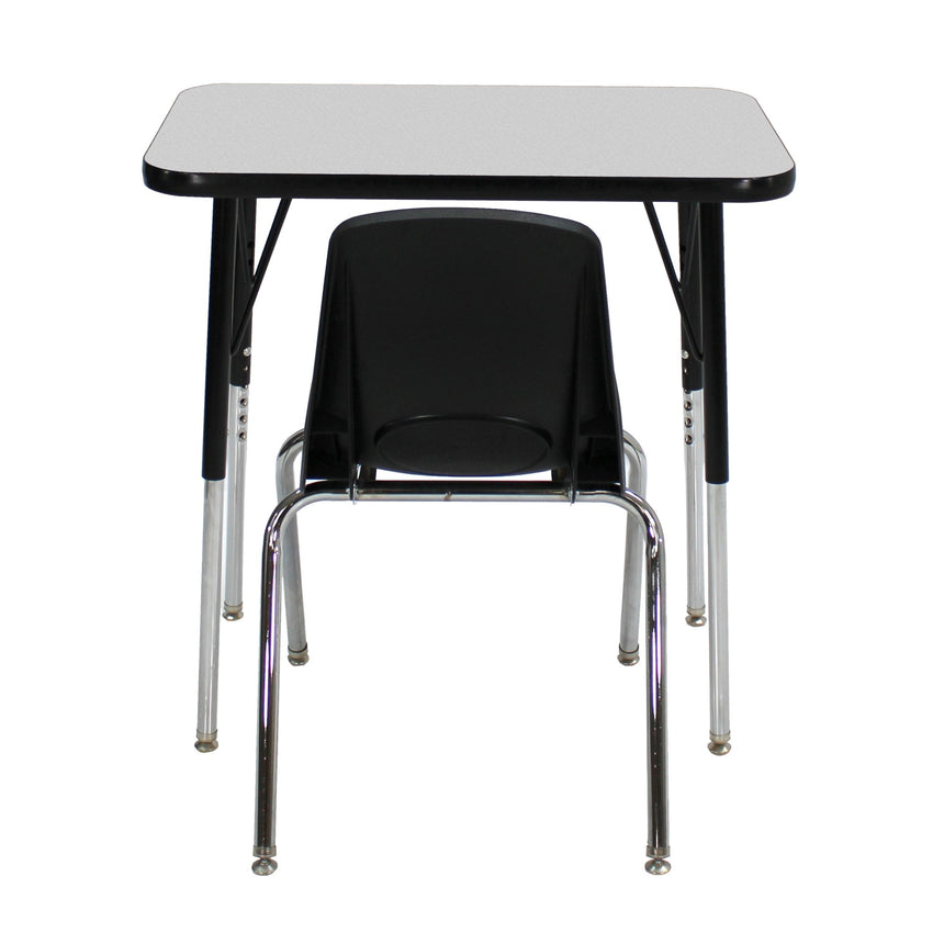 FDP 18" x 30" Rectangle T - Molding Activity Table with Adjustable Standard Swivel Glide Legs (FDP - 12861 - XX) - SchoolOutlet