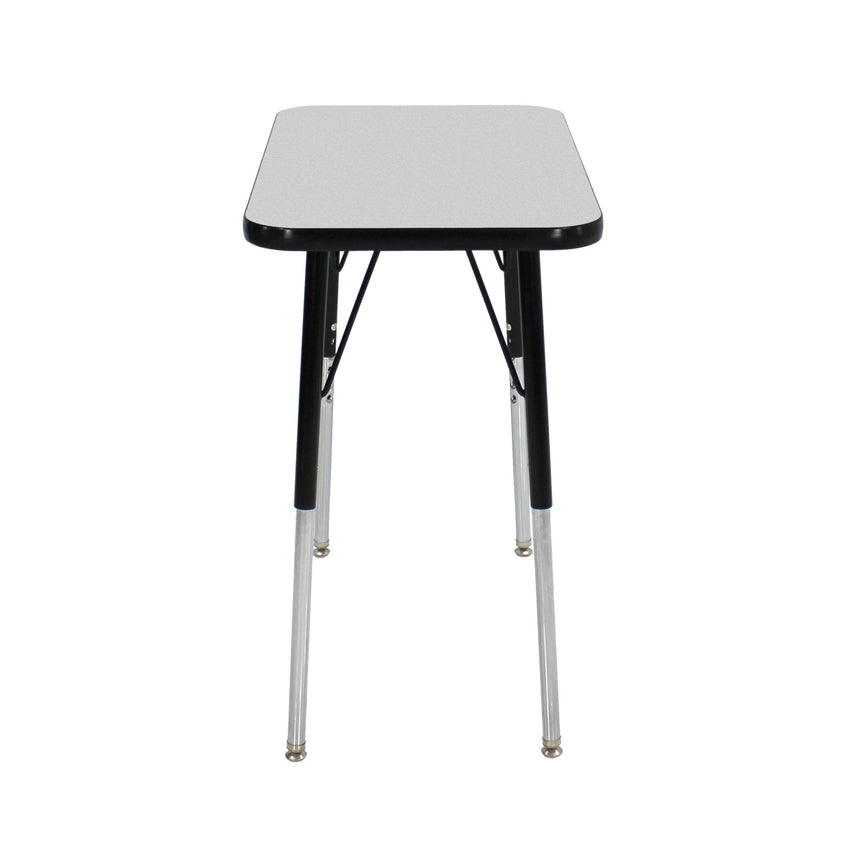 FDP 18" x 30" Rectangle T - Molding Activity Table with Adjustable Standard Swivel Glide Legs (FDP - 12861 - XX) - SchoolOutlet