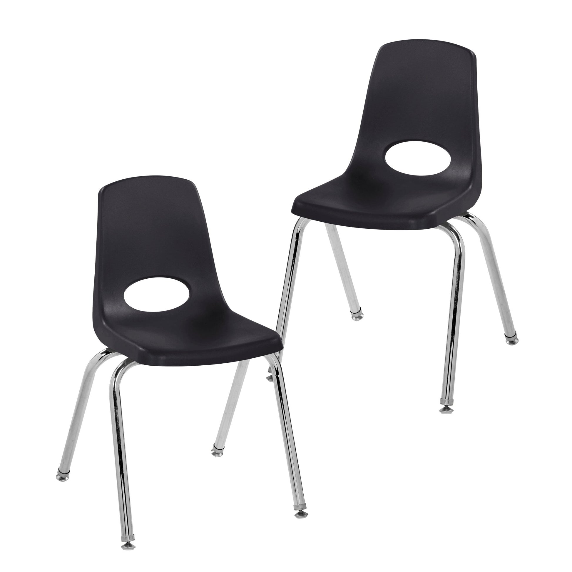 FDP Stackable School Chair with Swivel Glides - 16" Seat Height (FDP - 13049) - SchoolOutlet