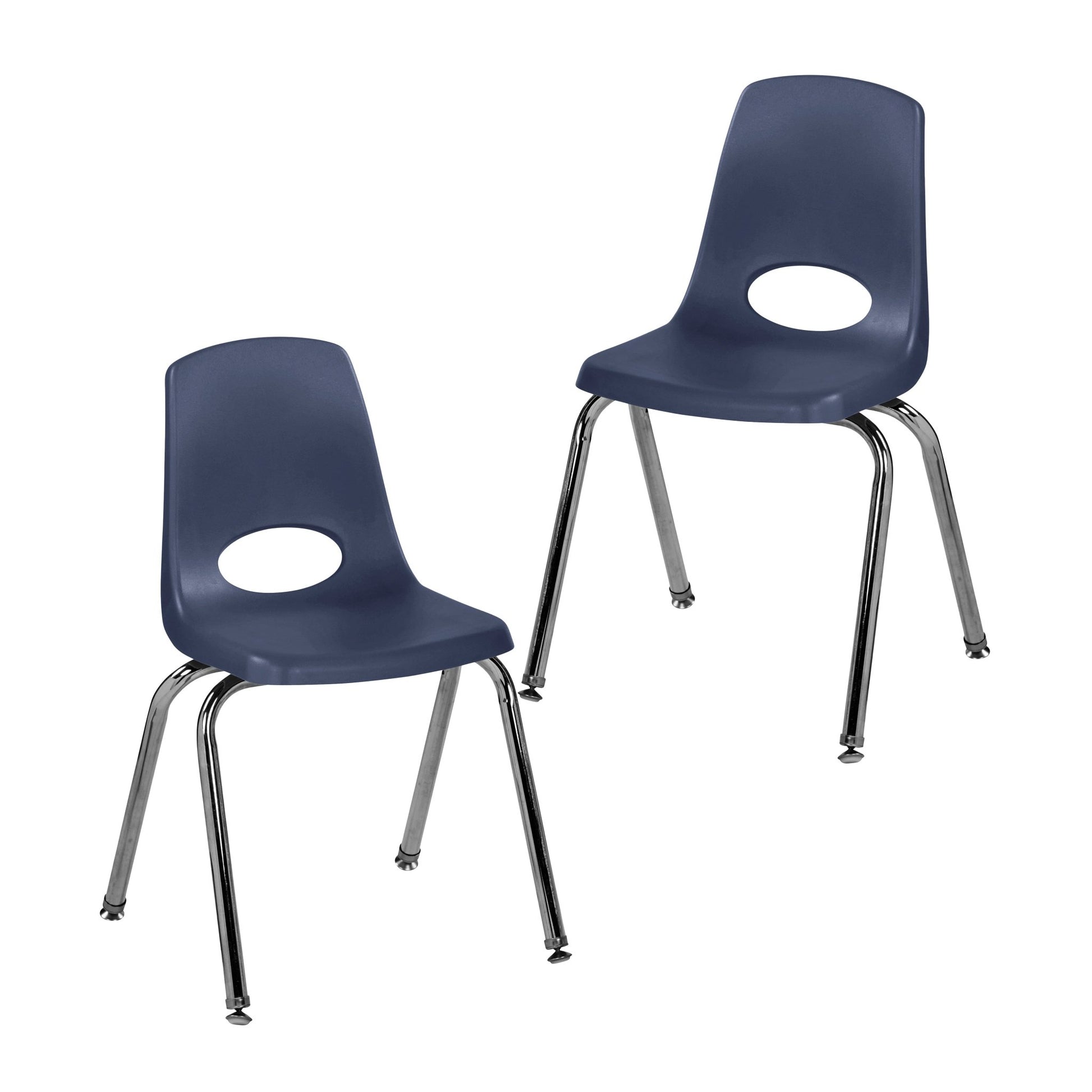 FDP Stackable School Chair with Swivel Glides - 16" Seat Height (FDP - 13049) - SchoolOutlet