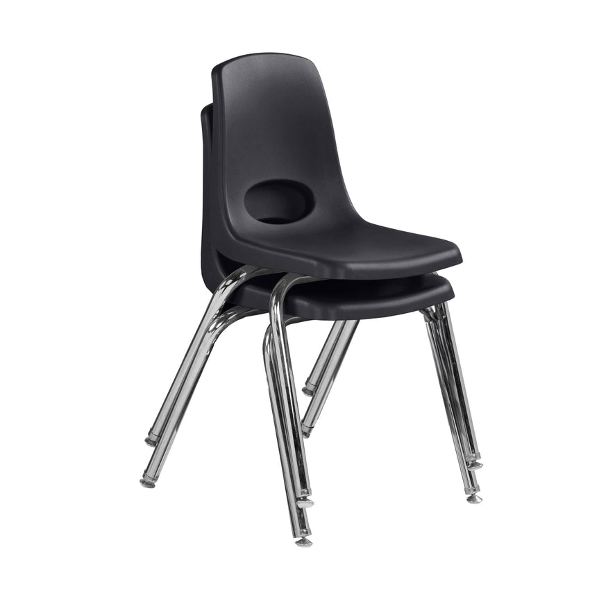 FDP Stackable School Chair with Swivel Glides - 16" Seat Height (FDP - 13049) - SchoolOutlet