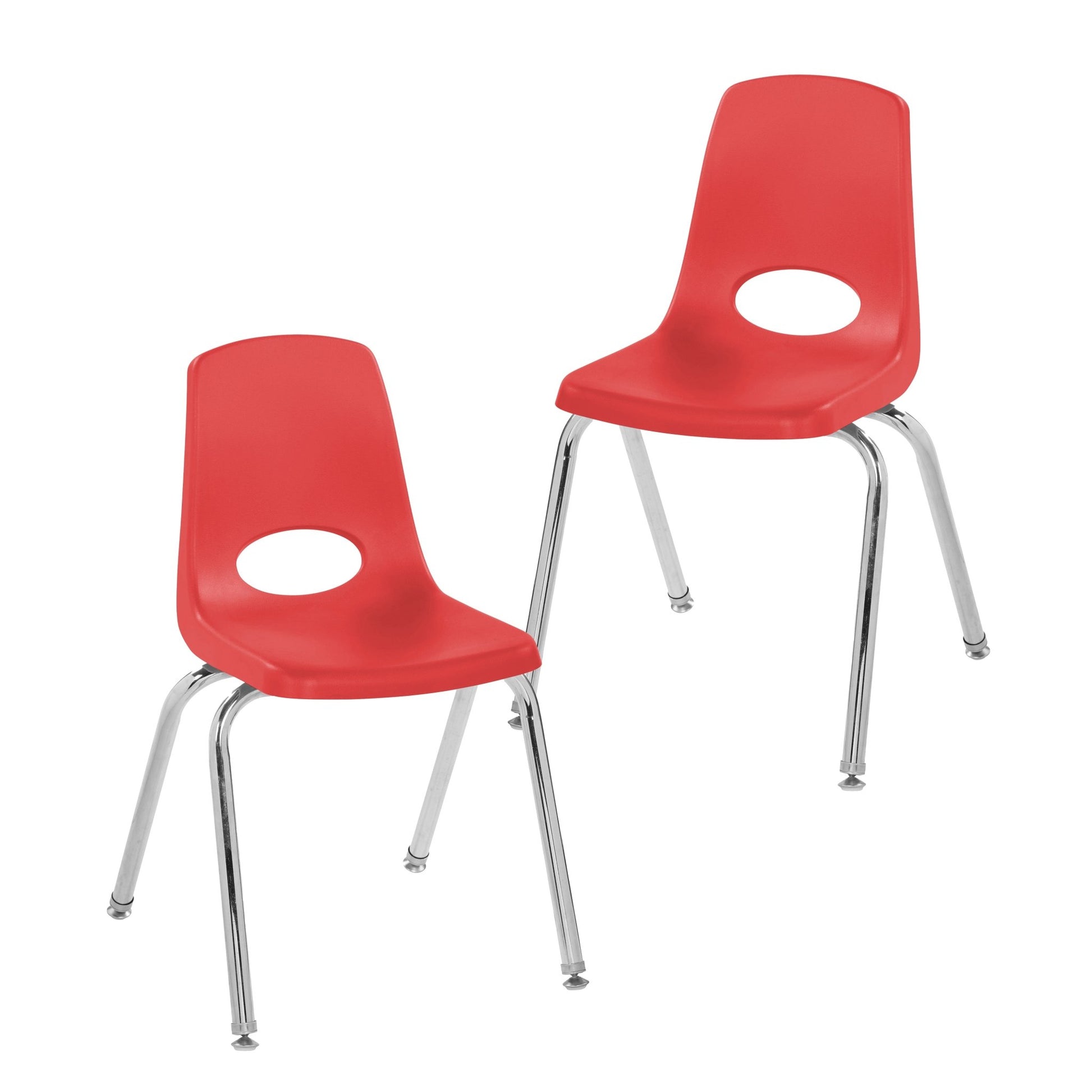 FDP Stackable School Chair with Swivel Glides - 16" Seat Height (FDP - 13049) - SchoolOutlet