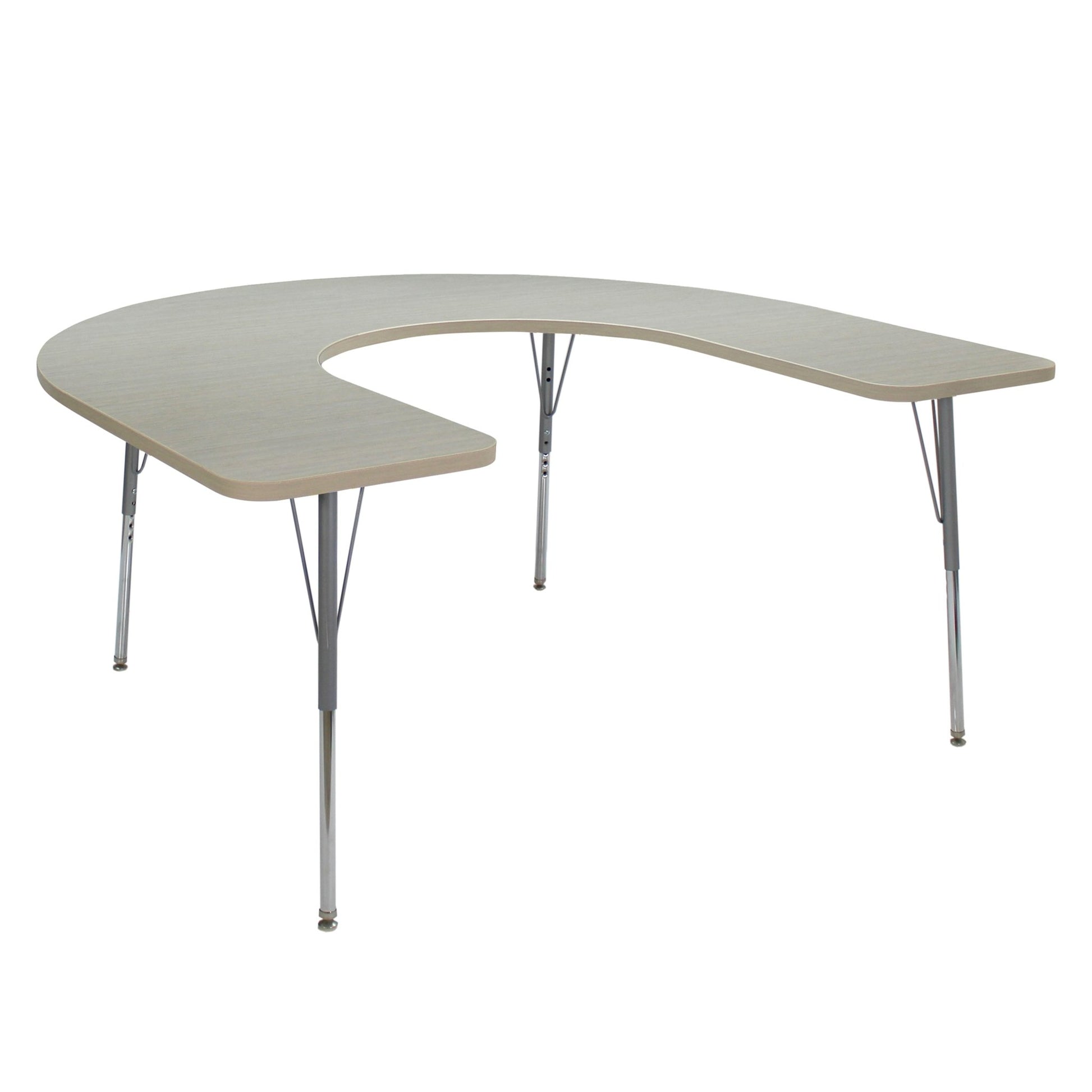 FDP 60" x 66" Horseshoe La Madera Activity Table with Standard Legs (FDP - 13103 - XX) - SchoolOutlet