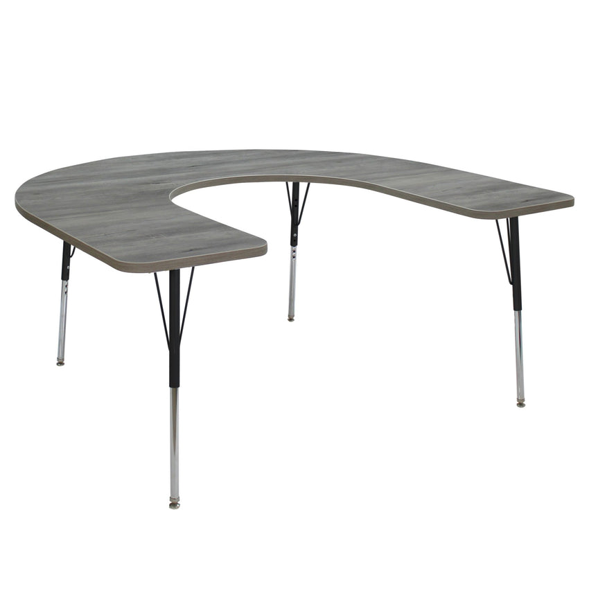 FDP 60" x 66" Horseshoe La Madera Activity Table with Standard Legs (FDP - 13103 - XX) - SchoolOutlet