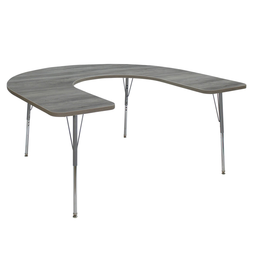FDP 60" x 66" Horseshoe La Madera Activity Table with Standard Legs (FDP - 13103 - XX) - SchoolOutlet