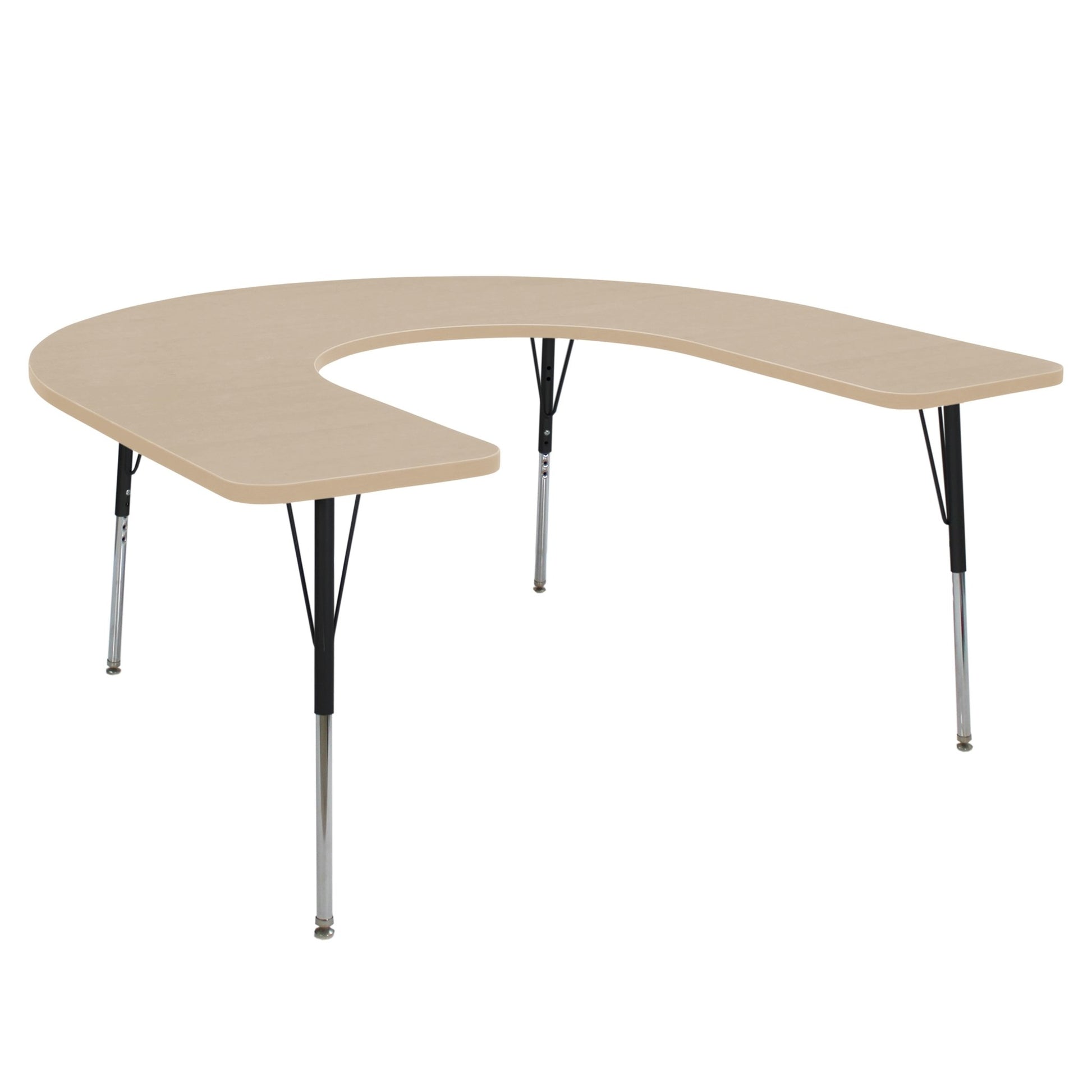 FDP 60" x 66" Horseshoe La Madera Activity Table with Standard Legs (FDP - 13103 - XX) - SchoolOutlet