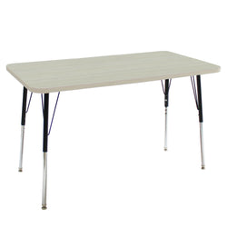 FDP 24" x 48" Rectangle La Madera Activity Table with Standard Legs (FDP-13105-XX)