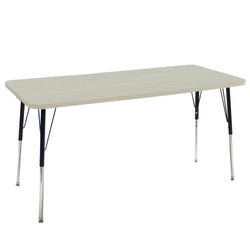 FDP 24" x 60" Rectangle La Madera Activity Table with Standard Legs (FDP-13106-XX)