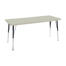 FDP 24" x 72" Rectangle La Madera Activity Table with Standard Legs (FDP-13107-XX)