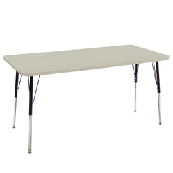 FDP 30" x 60" Rectangle La Madera Activity Table with Standard Legs (FDP-13109-XX)