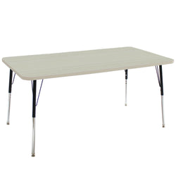 FDP 36" x 60" Rectangle La Madera Activity Table with Standard Legs (FDP-13111-XX)