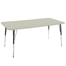 FDP 36" x 72" Rectangle La Madera Activity Table with Standard Legs (FDP-13112-XX)