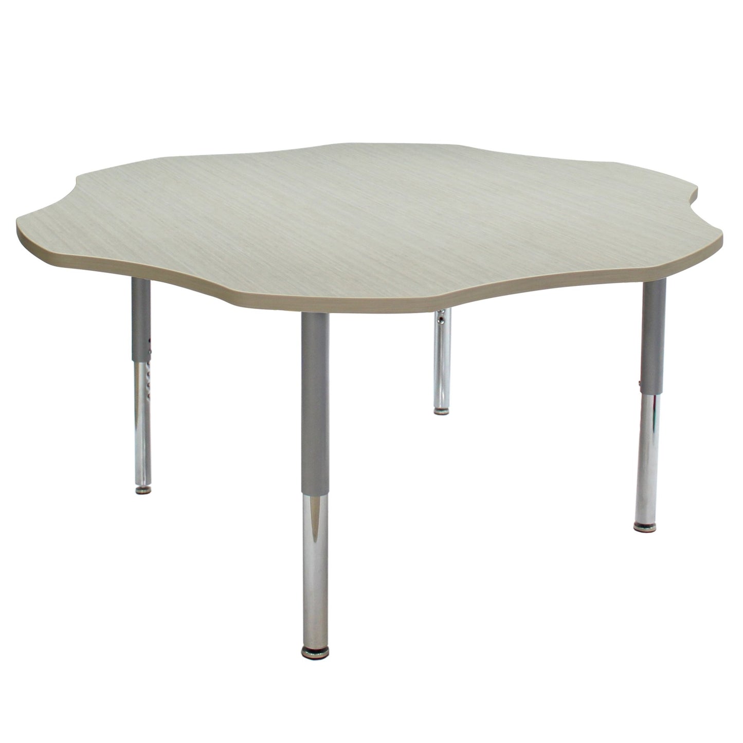 FDP 60" Flower La Madera Activity Table with Adjustable Super Legs (FDP - 13118 - XX) - SchoolOutlet