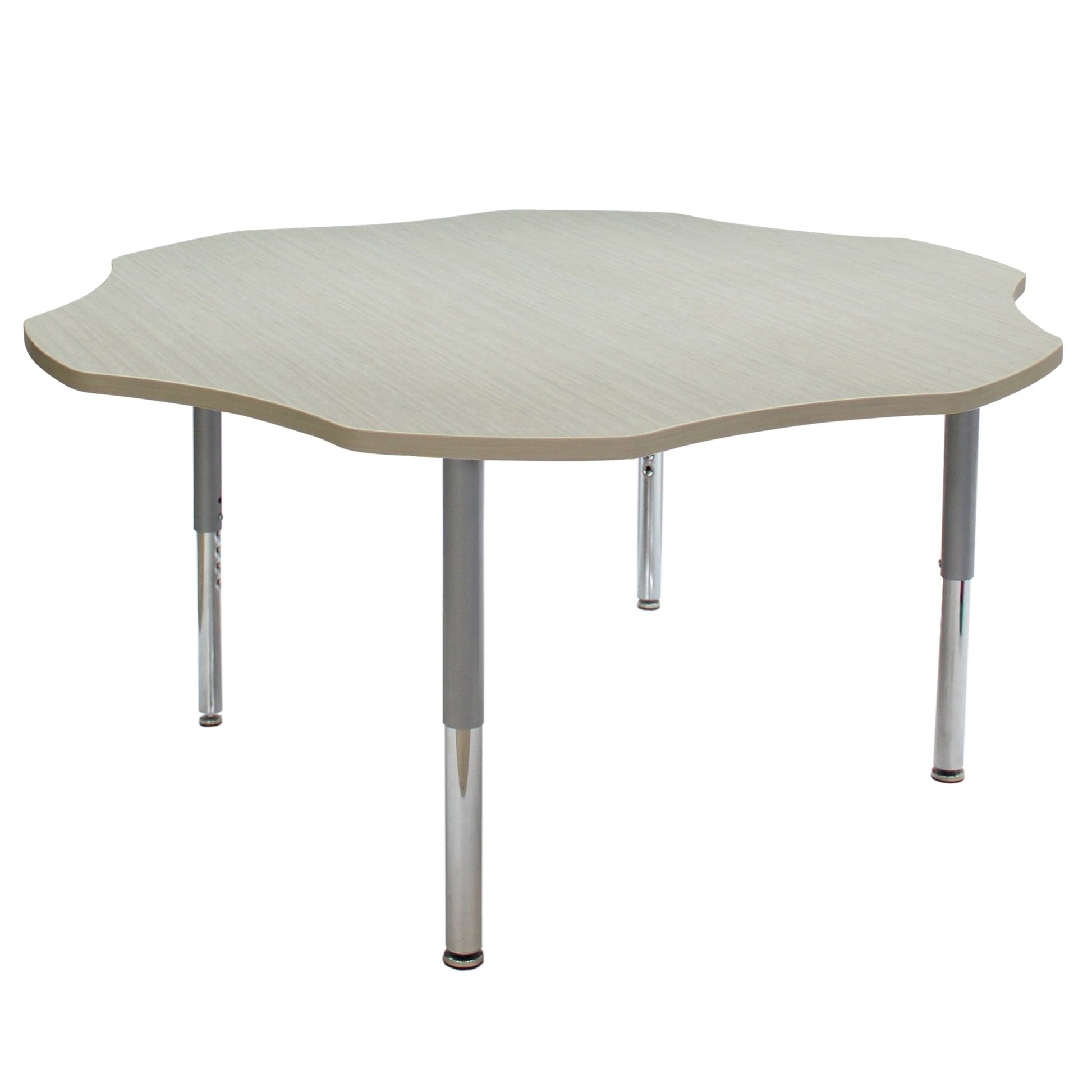 FDP 60" Flower La Madera Activity Table with Adjustable Super Legs (FDP - 13118 - XX) - SchoolOutlet