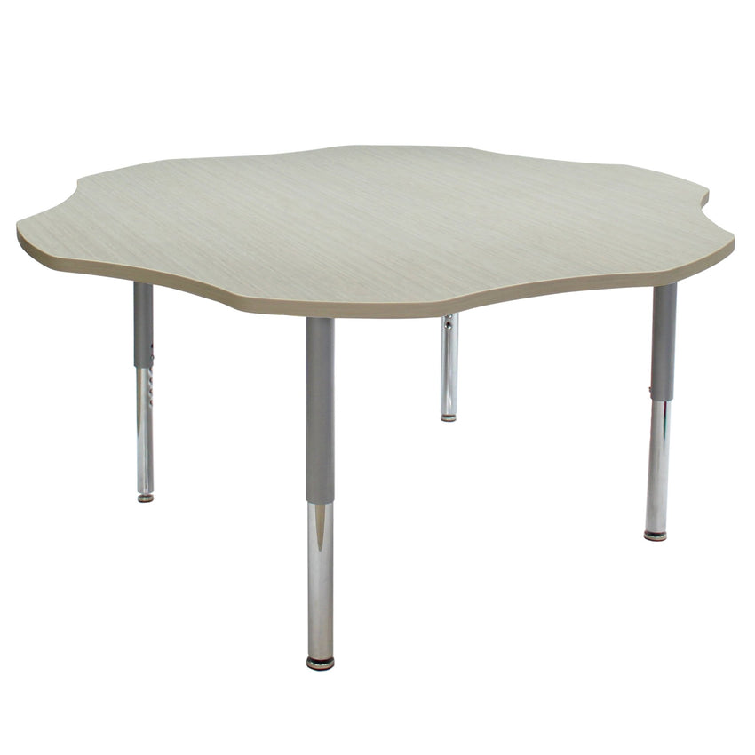 FDP 60" Flower La Madera Activity Table with Adjustable Super Legs (FDP - 13118 - XX) - SchoolOutlet