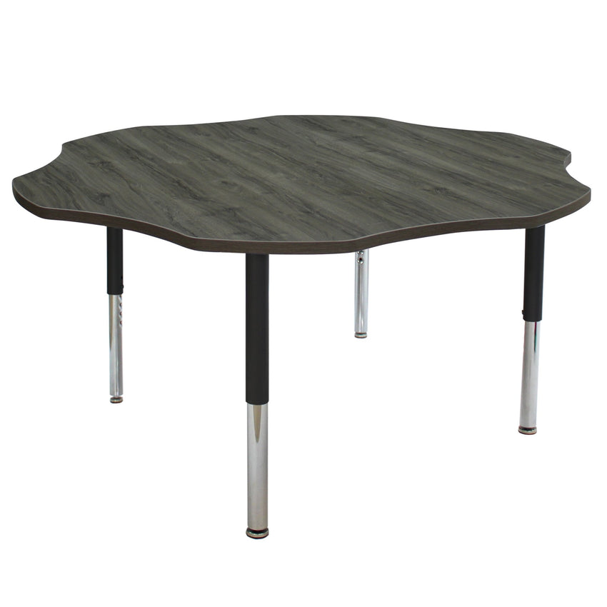 FDP 60" Flower La Madera Activity Table with Adjustable Super Legs (FDP - 13118 - XX) - SchoolOutlet