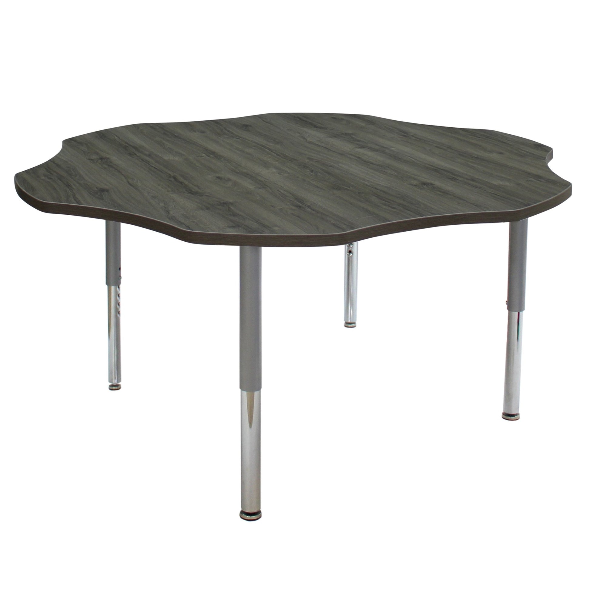 FDP 60" Flower La Madera Activity Table with Adjustable Super Legs (FDP - 13118 - XX) - SchoolOutlet