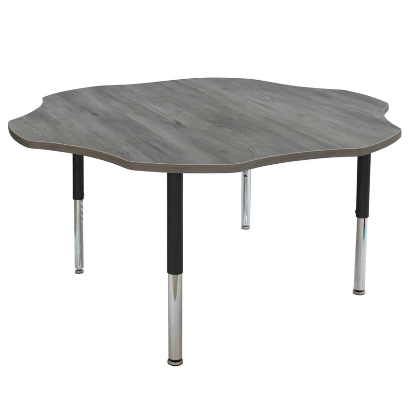 FDP 60" Flower La Madera Activity Table with Adjustable Super Legs (FDP - 13118 - XX) - SchoolOutlet
