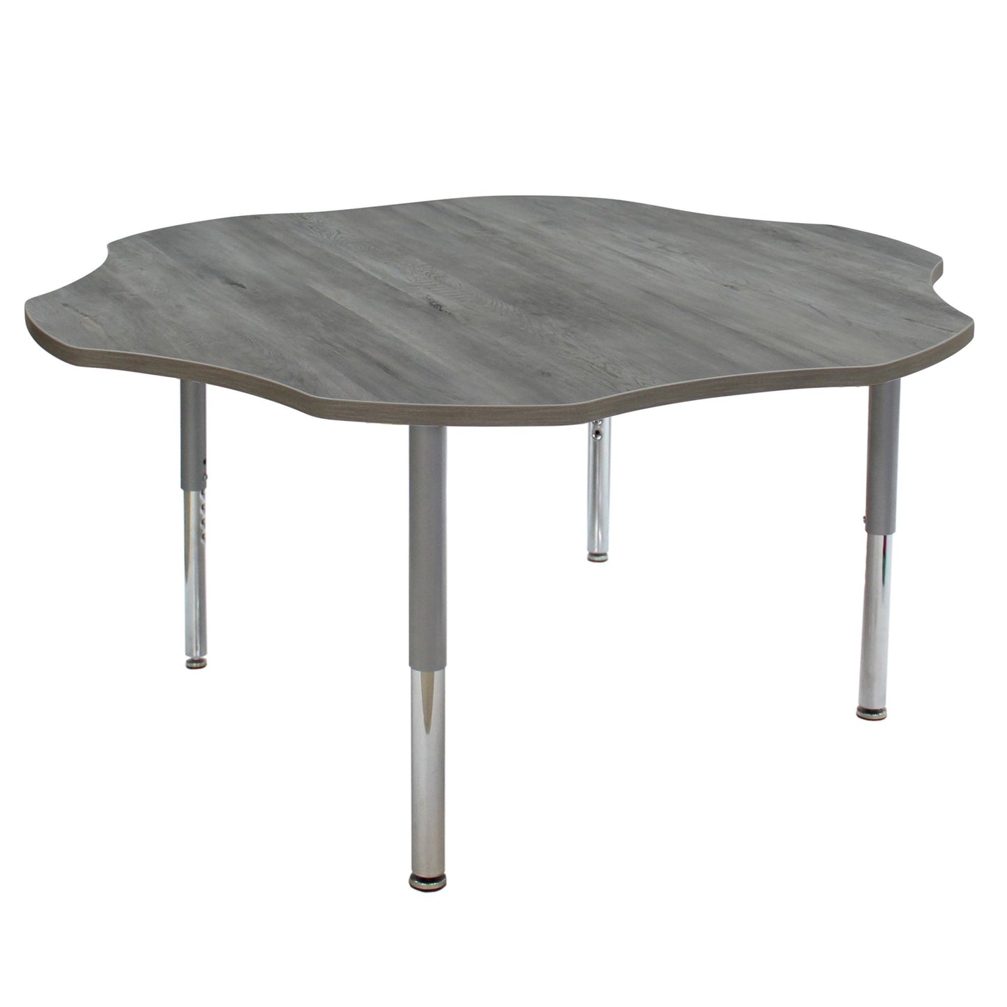 FDP 60" Flower La Madera Activity Table with Adjustable Super Legs (FDP - 13118 - XX) - SchoolOutlet