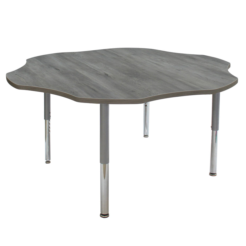 FDP 60" Flower La Madera Activity Table with Adjustable Super Legs (FDP - 13118 - XX) - SchoolOutlet