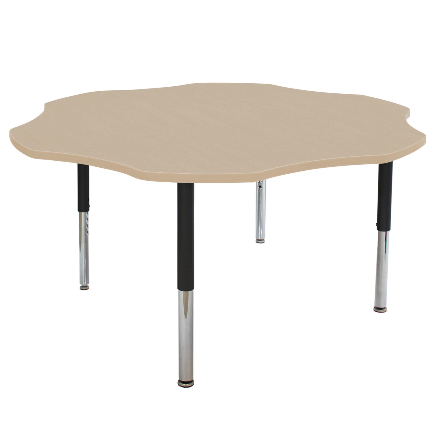 FDP 60" Flower La Madera Activity Table with Adjustable Super Legs (FDP - 13118 - XX) - SchoolOutlet