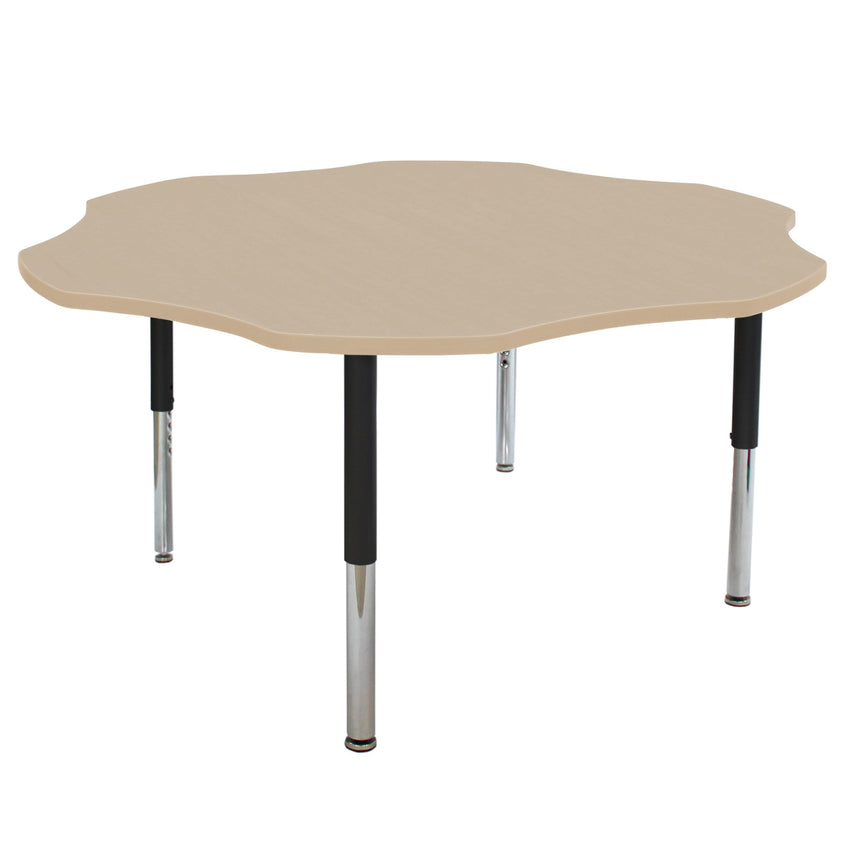 FDP 60" Flower La Madera Activity Table with Adjustable Super Legs (FDP - 13118 - XX) - SchoolOutlet