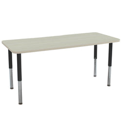 FDP 24" x 72" Rectangle La Madera Activity Table with Adjustable Super Legs (FDP-13124-XX)