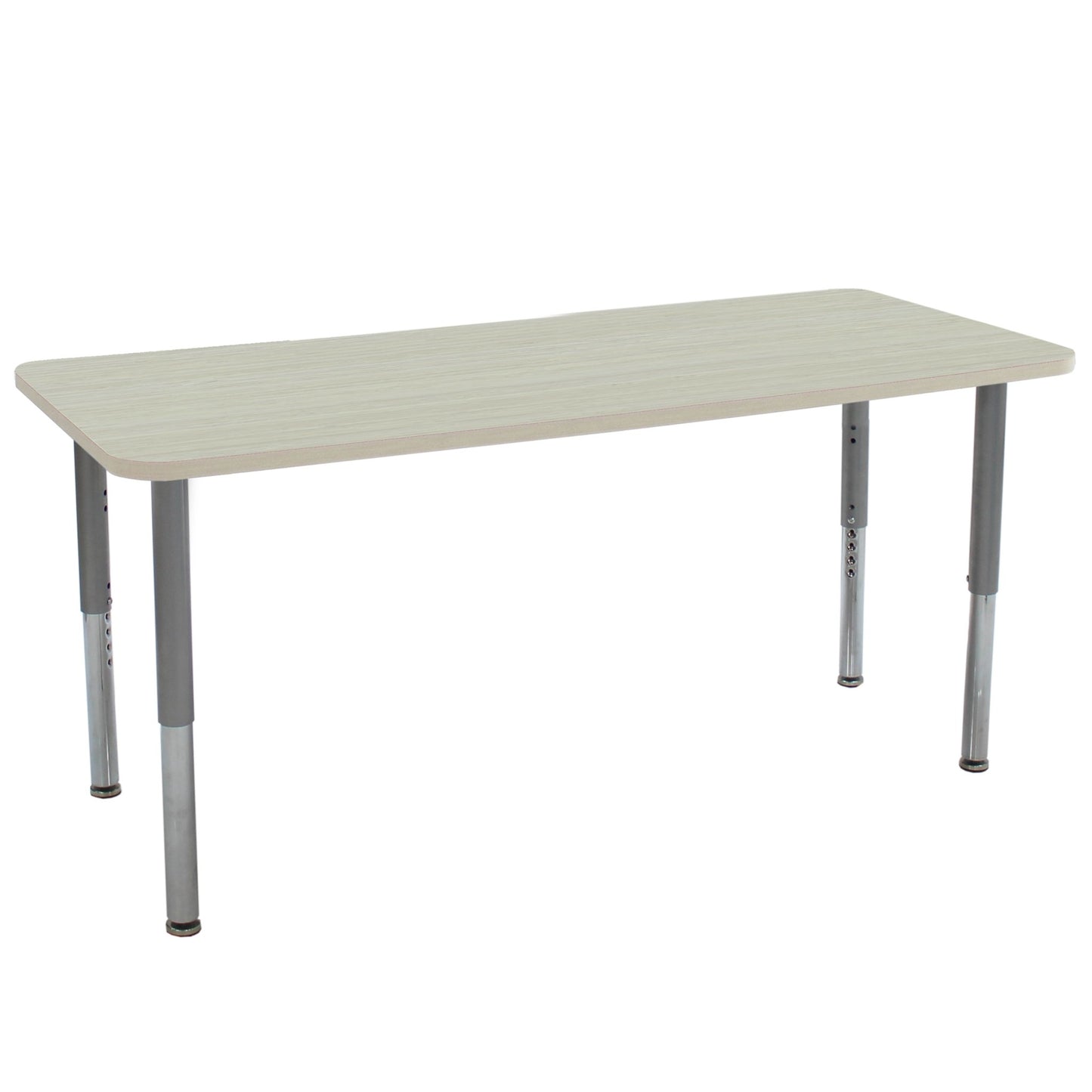 FDP 24" x 72" Rectangle La Madera Activity Table with Adjustable Super Legs (FDP - 13124 - XX) - SchoolOutlet