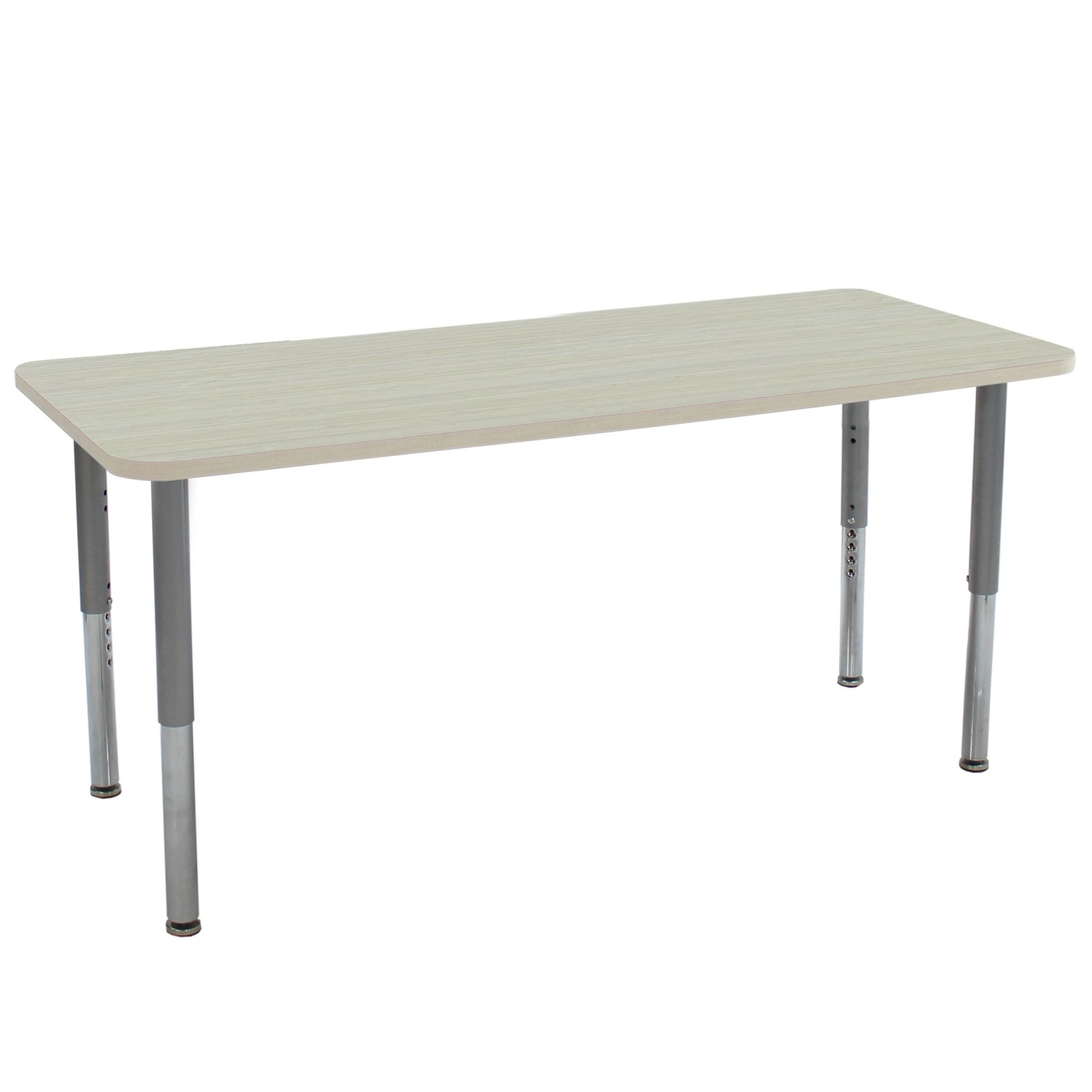 FDP 24" x 72" Rectangle La Madera Activity Table with Adjustable Super Legs (FDP - 13124 - XX) - SchoolOutlet