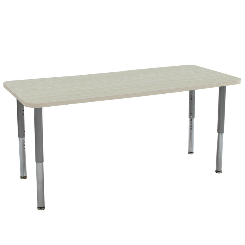 FDP 24" x 72" Rectangle La Madera Activity Table with Adjustable Super Legs (FDP - 13124 - XX) - SchoolOutlet