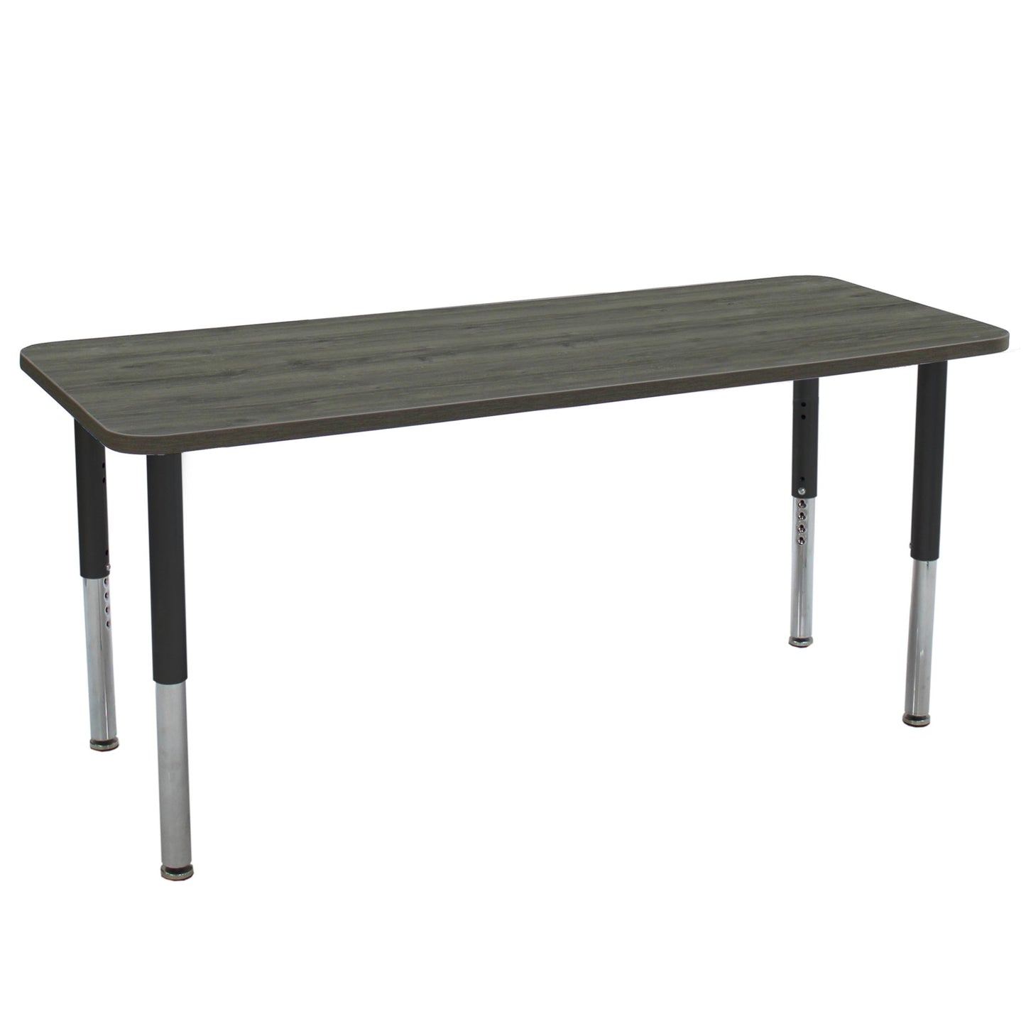 FDP 24" x 72" Rectangle La Madera Activity Table with Adjustable Super Legs (FDP - 13124 - XX) - SchoolOutlet