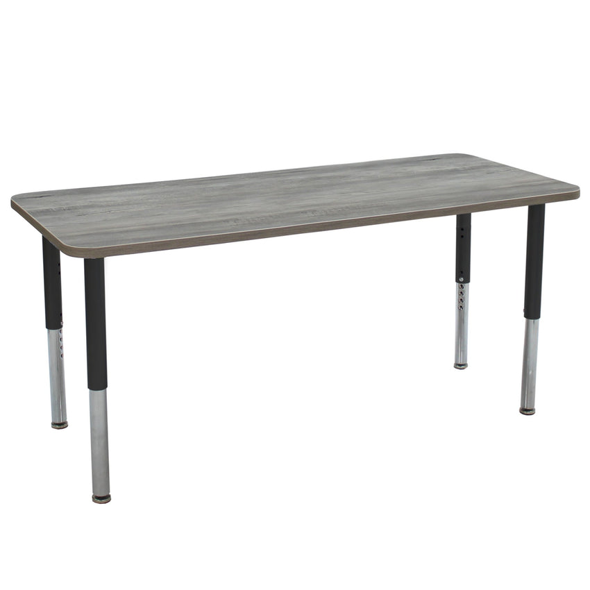 FDP 24" x 72" Rectangle La Madera Activity Table with Adjustable Super Legs (FDP - 13124 - XX) - SchoolOutlet