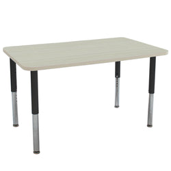 FDP 30" x 48" Rectangle La Madera Activity Table with Adjustable Super Legs (FDP-13125-XX)
