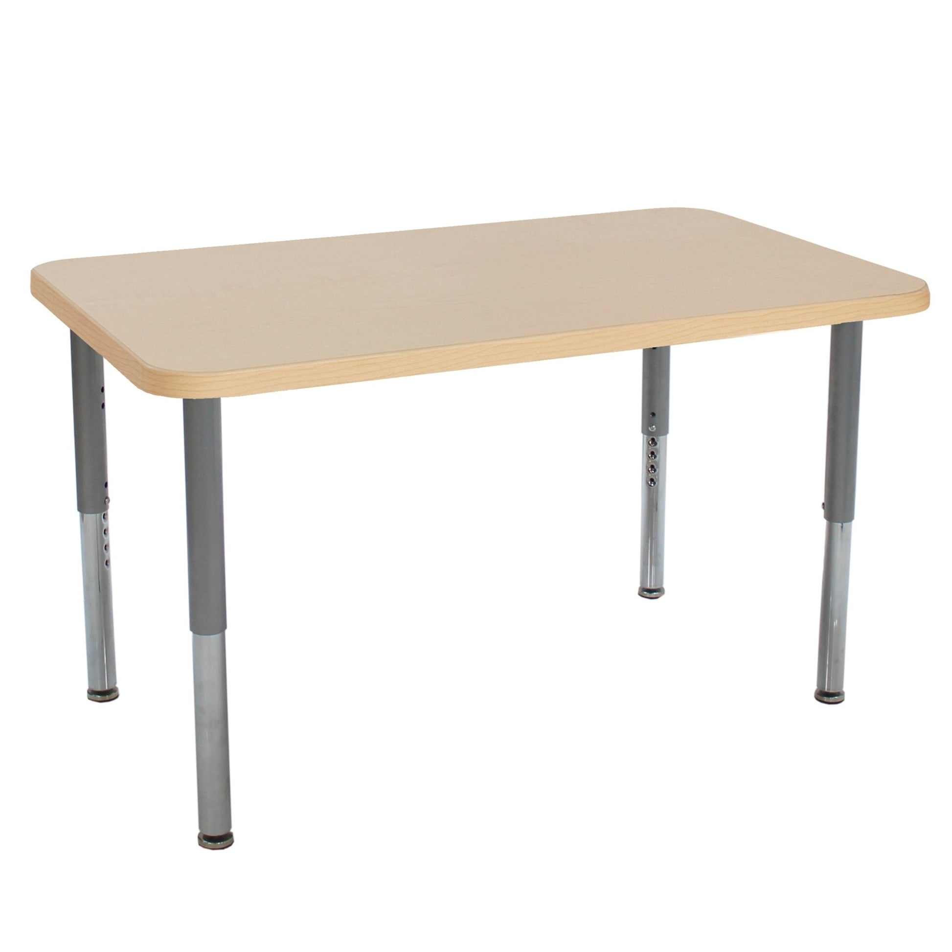 FDP 30" x 48" Rectangle La Madera Activity Table with Adjustable Super Legs (FDP - 13125 - XX) - SchoolOutlet